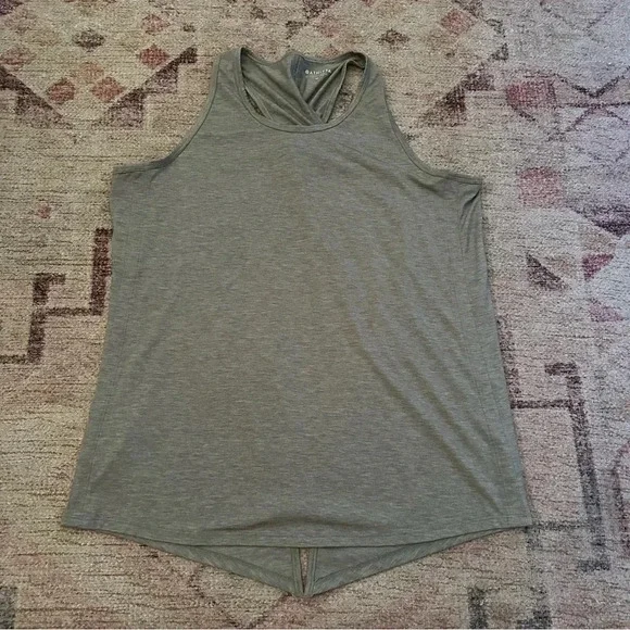 Athleta Essence Tie Back Racerback Tank Top Size M Exercise Athletic Yoga - Picture 6 of 16